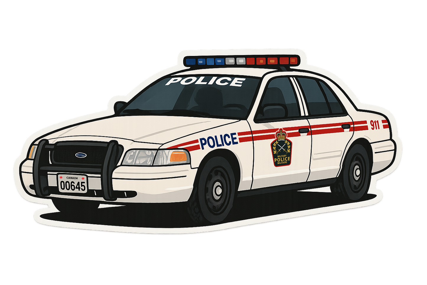 Canadian Military Police Crown Victoria